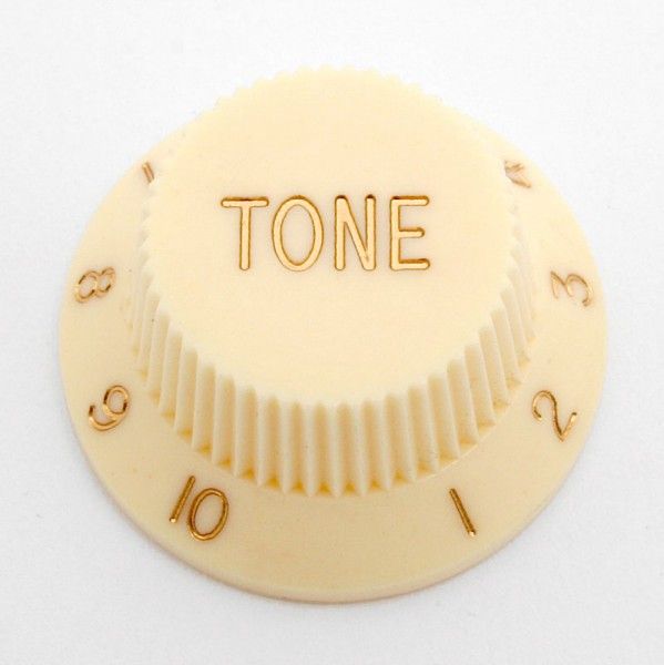 "Tone"-Knopf für Strat, creme