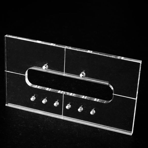 Frässchablone für Fender Style Trem, Acryl, 5mm