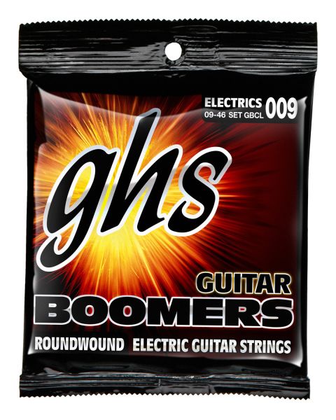 GHS Guitar Boomers - Electric Guitar String Set, Custom Light, .009-.046