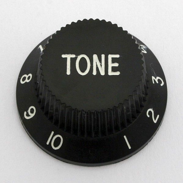"Tone"-Knopf für Strat, schwarz